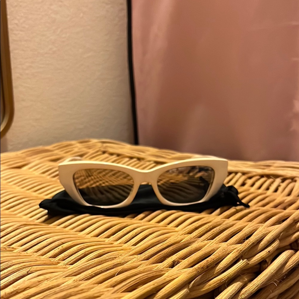 Givenchy Chic White Sunglasses - image 1